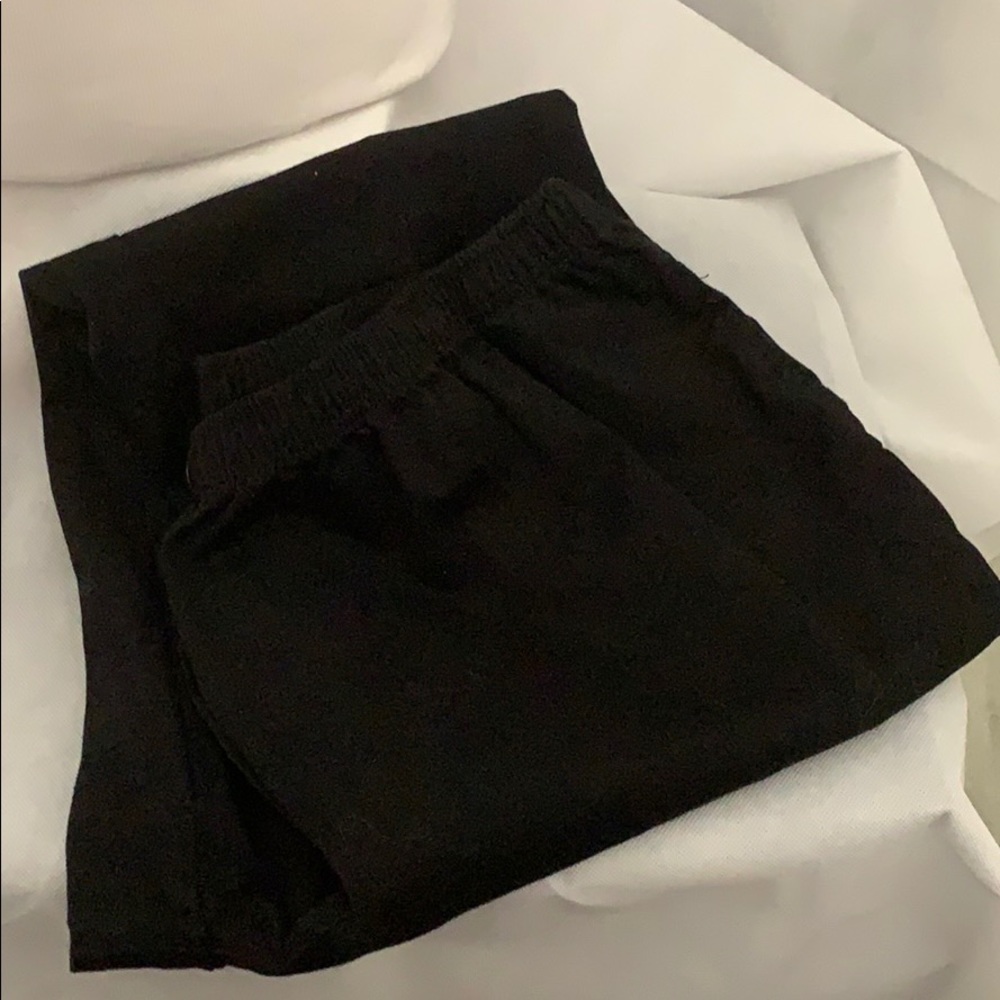 Black Jeans with Elastic Waist Band